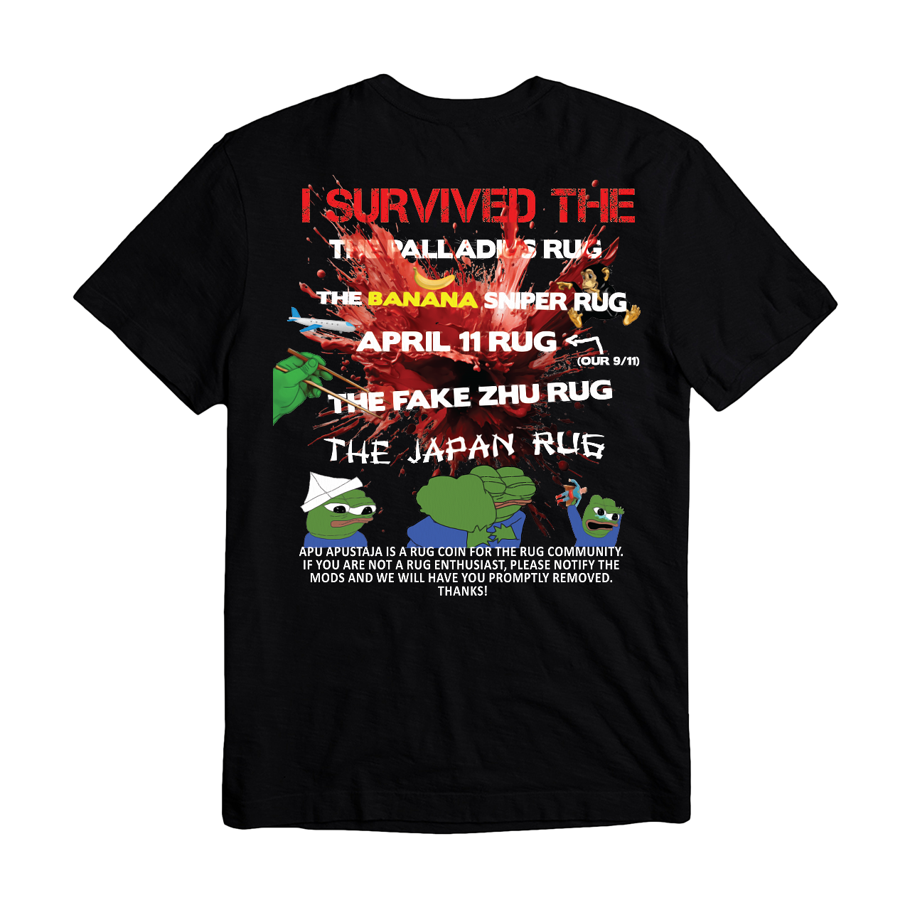APU | SURVIVAL TEE (BLACK)